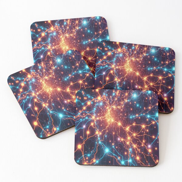 Item preview, Neural Sparkflow – Electric Synapse Energy Art designed and sold by AbstractAnom.