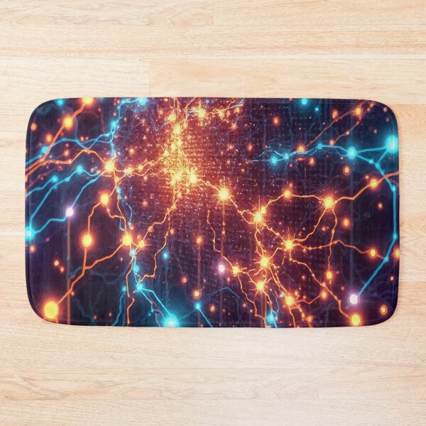 Item preview, Neural Sparkflow – Electric Synapse Energy Art designed and sold by AbstractAnom.