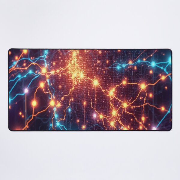 Item preview, Neural Sparkflow – Electric Synapse Energy Art designed and sold by AbstractAnom.