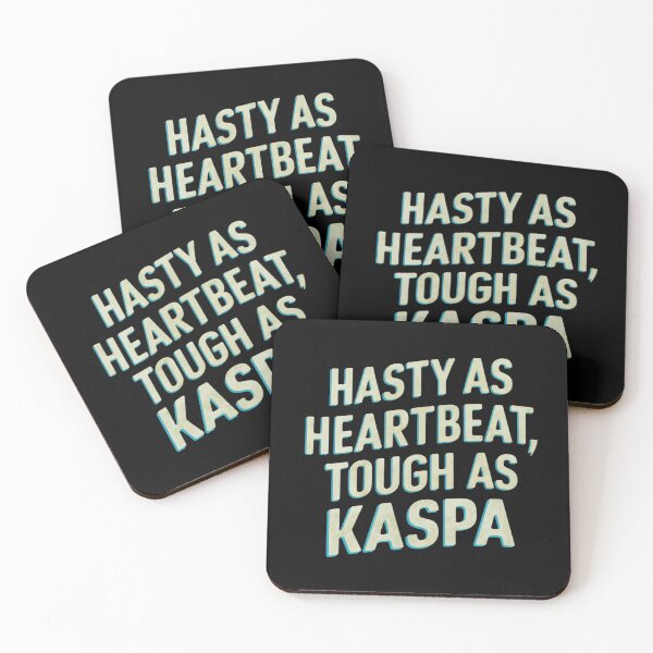 Item preview, Kaspa: One Chain. No Forks. No Lies. designed and sold by RadDeck.
