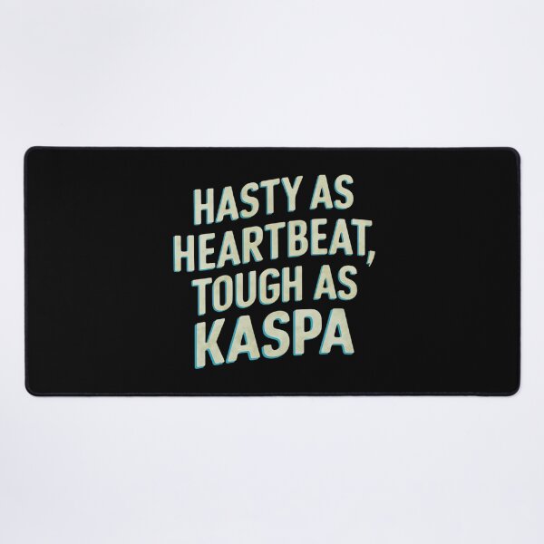 Item preview, Kaspa: One Chain. No Forks. No Lies. designed and sold by RadDeck.