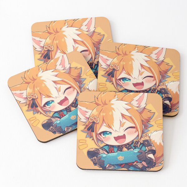 Item preview, Gorou Inazuma Beastbite Gaming Commander Genshin Impact Game designed and sold by mildaclairmo.