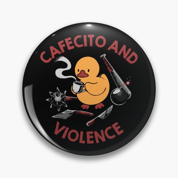 Item preview, Cafecito and Violence Funny Duck by Tobe Fonseca designed and sold by Tobe Fonseca®.