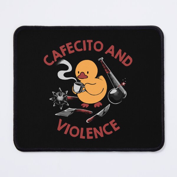 Item preview, Cafecito and Violence Funny Duck by Tobe Fonseca designed and sold by Tobe Fonseca®.