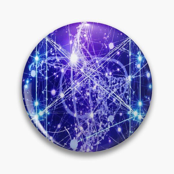 Item preview, Dimensional Lattice – Quantum Network Light Grid Art designed and sold by AbstractAnom.