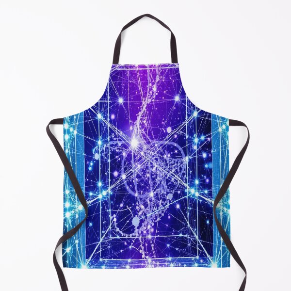 Item preview, Dimensional Lattice – Quantum Network Light Grid Art designed and sold by AbstractAnom.
