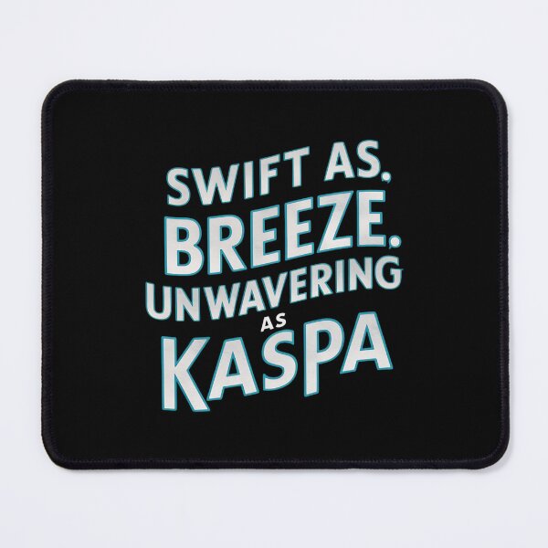 Item preview, Kaspa Confirms in Seconds. Not Stories. designed and sold by RadDeck.