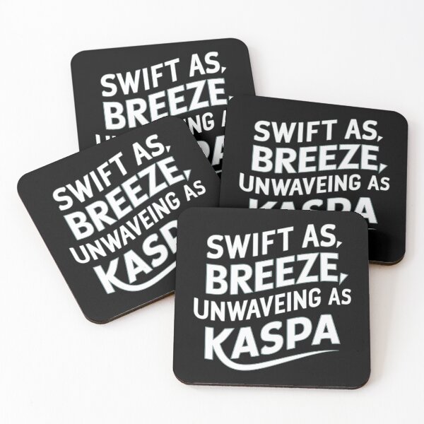 Item preview, Kaspa Runs Without Permission. Confirms Without Pause. designed and sold by RadDeck.