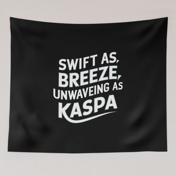 Item preview, Kaspa Runs Without Permission. Confirms Without Pause. designed and sold by RadDeck.