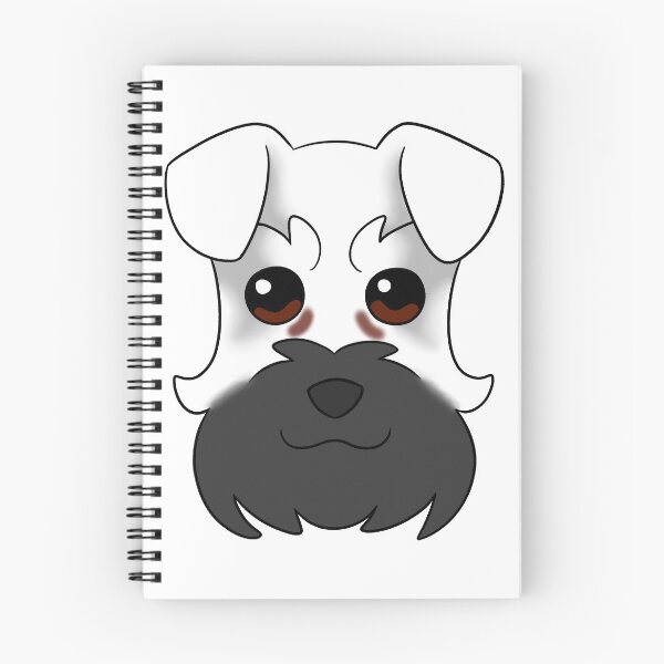Item preview, White Schnauzer Black Snout Tear Stains designed and sold by OliRoseArt.