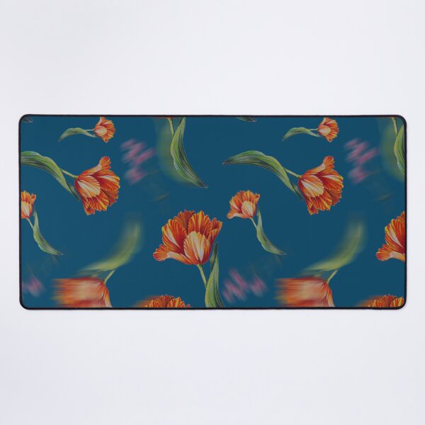 Item preview, Crimson Bloom on Indigo designed and sold by Rococodesigns.