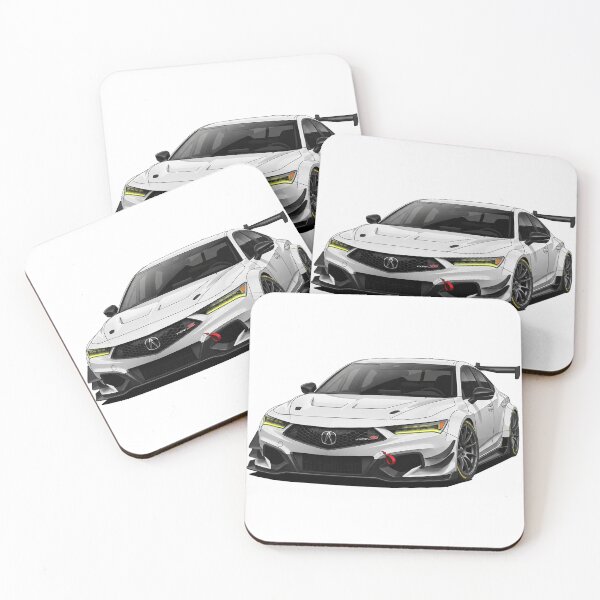 Item preview, White Integra Type S Race Car designed and sold by Six Deers.