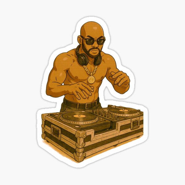 Artikel-Vorschau von DJ Bruce Black, designt und verkauft von tsanwo.