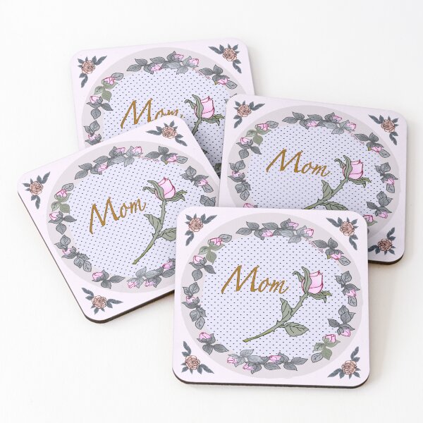 Aperçu de l'œuvre Maman bouton de rose rose créée et vendue par artmuvz.