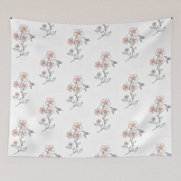 Item preview, Colibrí y flores designed and sold by Eldey Originals.