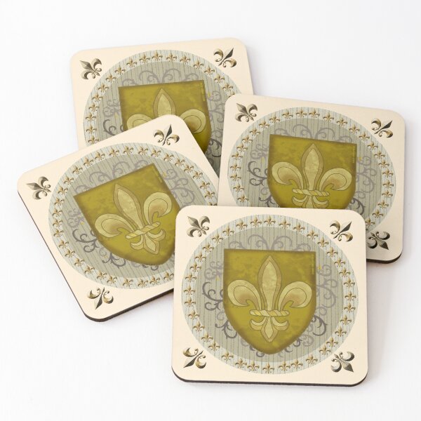 Item preview, Fleur De Lis Shield designed and sold by artmuvz.
