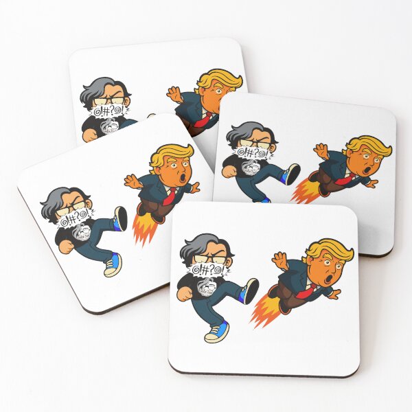 Item preview, Kicking Trump Mouthy Logo designed and sold by The Renegade Writer's Mouthy Merch.