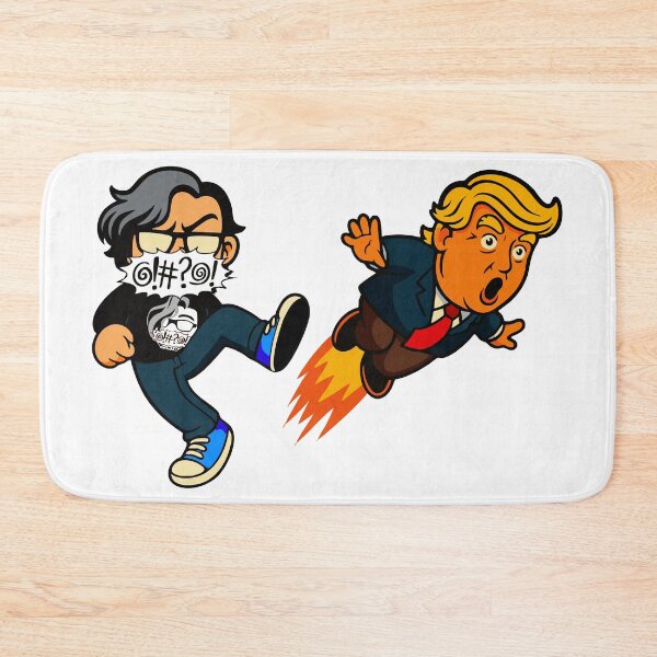 Item preview, Kicking Trump Mouthy Logo designed and sold by The Renegade Writer's Mouthy Merch.