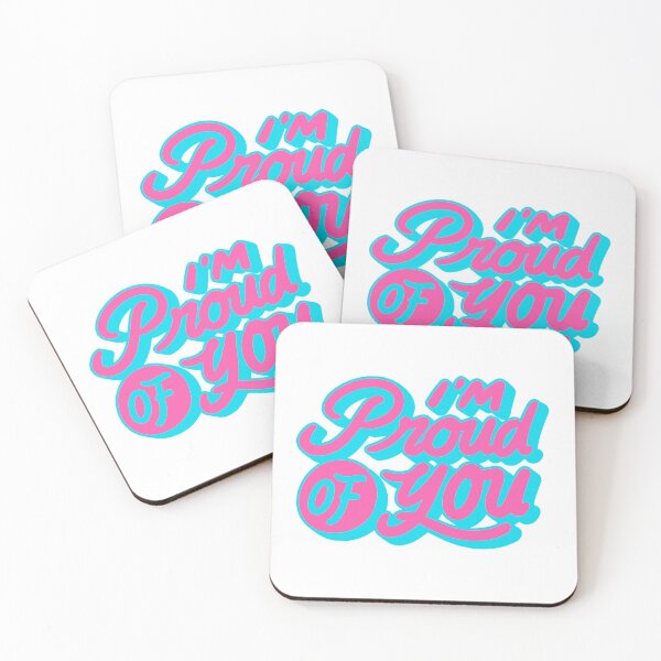Item preview, I'm Proud of You – Encouragement & Motivation Quote Design designed and sold by Chillspire.