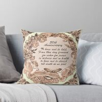 Wedding Anniversary Pillow