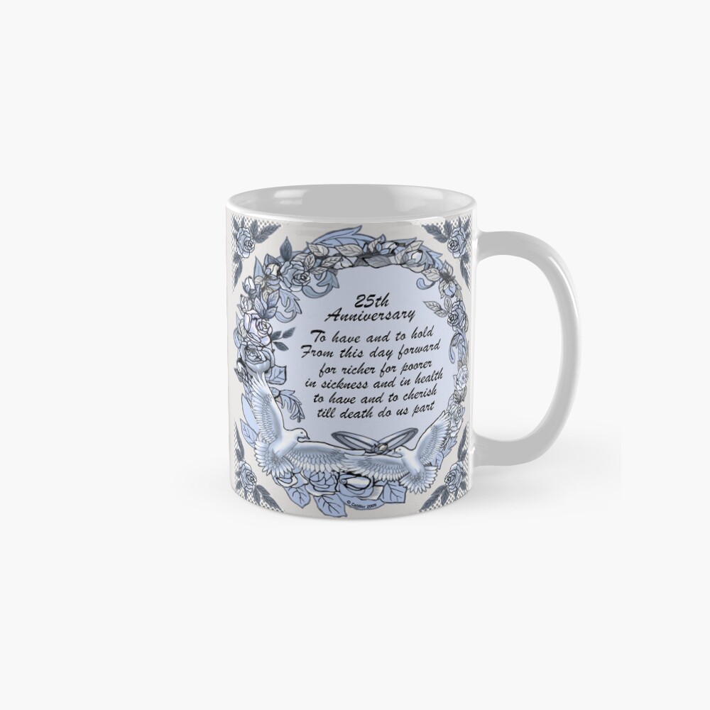 Silver Anniversary Mug