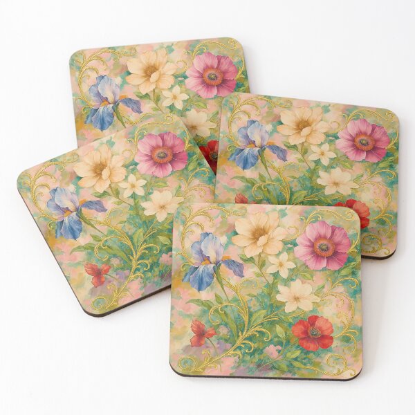 Item preview, Gustav Klimt Flower Garden designed and sold by maniacfitness.