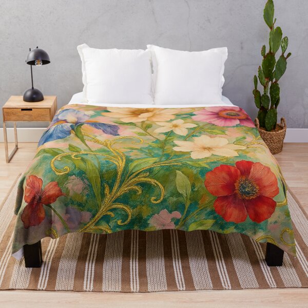 Item preview, Gustav Klimt Flower Garden designed and sold by maniacfitness.