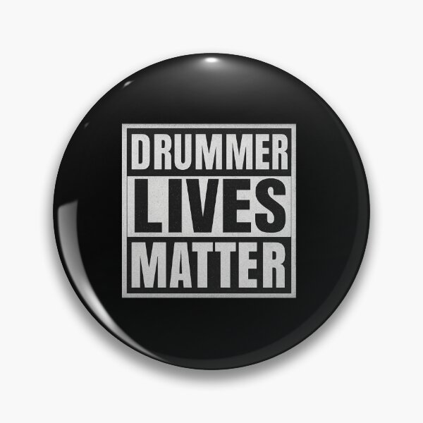 Item preview, drummer lives matter a funny gift for drummers and drumset players designed and sold by musicianteez.