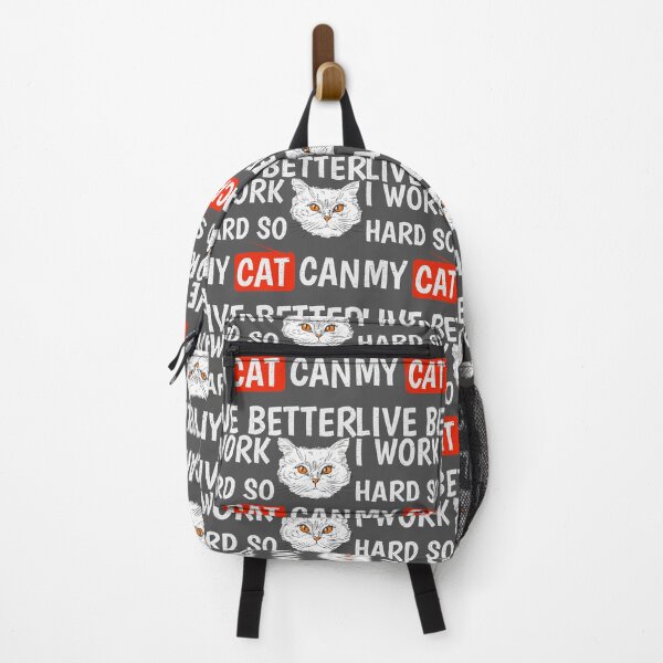 Item preview, I Work Hard So My Cat Can Live Better – Funny Cat Lover Gift designed and sold by InDesignUSA.
