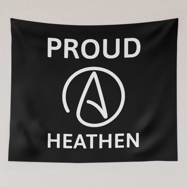 Item preview, Proud heathen atheist design  designed and sold by Rachel the Artist .