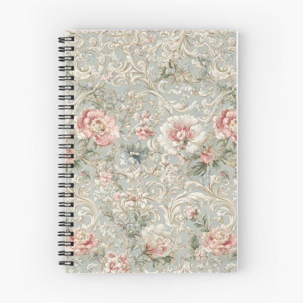 Item preview, Victorian Floral and Baroque Scroll Seamless Pattern designed and sold by Hunzaly.