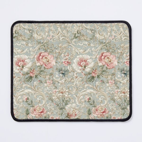 Item preview, Victorian Floral and Baroque Scroll Seamless Pattern designed and sold by Hunzaly.