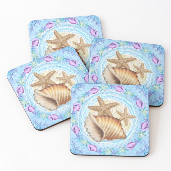 Item preview, Seashell and Starfish designed and sold by artmuvz.