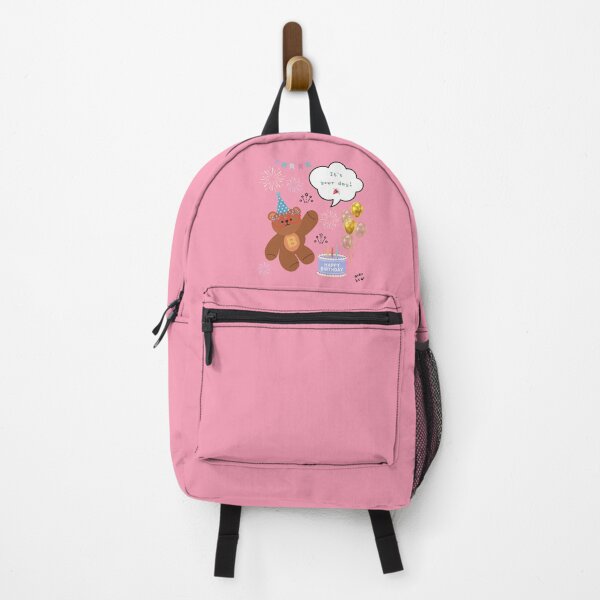 Item preview, Mono Bear Birthday – Pink Party Time designed and sold by mintmono-studio.