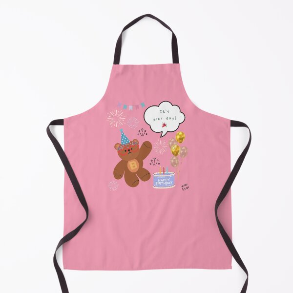 Item preview, Mono Bear Birthday – Pink Party Time designed and sold by mintmono-studio.