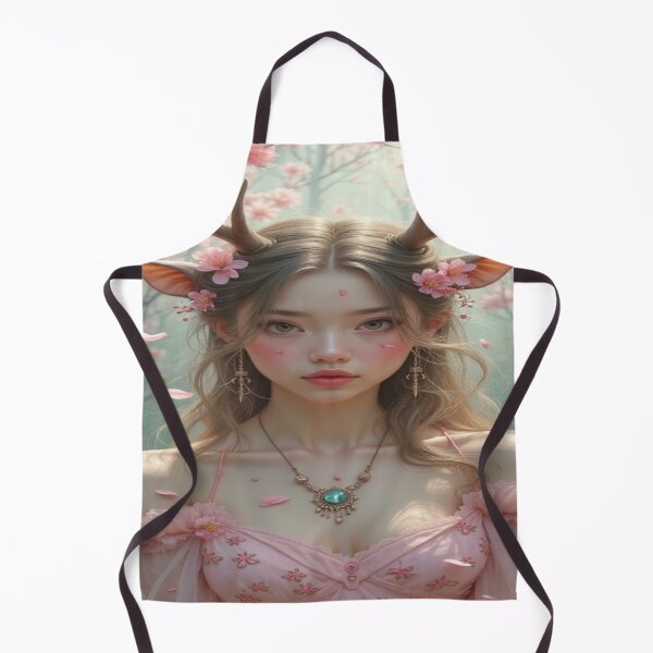 Item preview, Dreamy Deer Girl in Spring Forest designed and sold by TONSNAP.