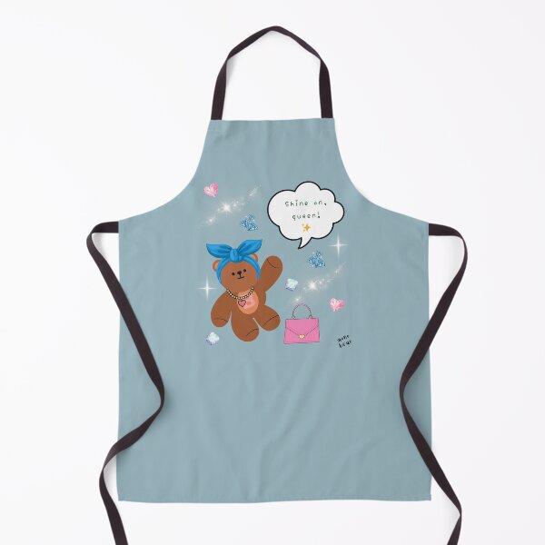 Item preview, Mono Bear Message – Shine On Queen (Dusty Blue Edition) designed and sold by mintmono-studio.