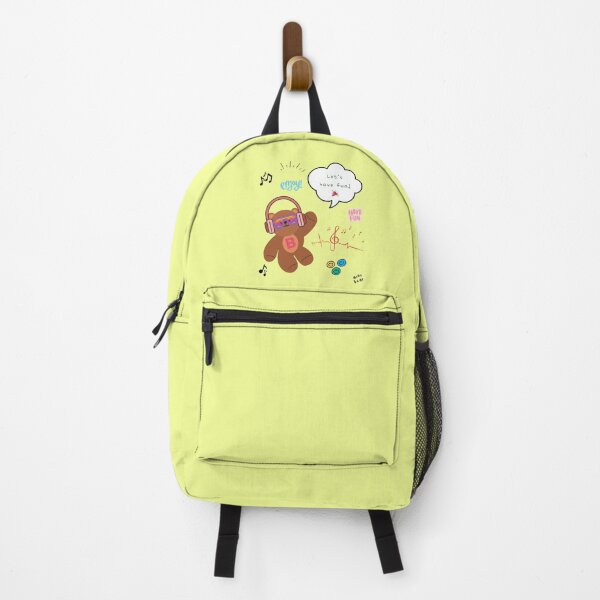 Item preview, Mono Bear Message – Let’s Have Fun! (Lemon Pop) designed and sold by mintmono-studio.