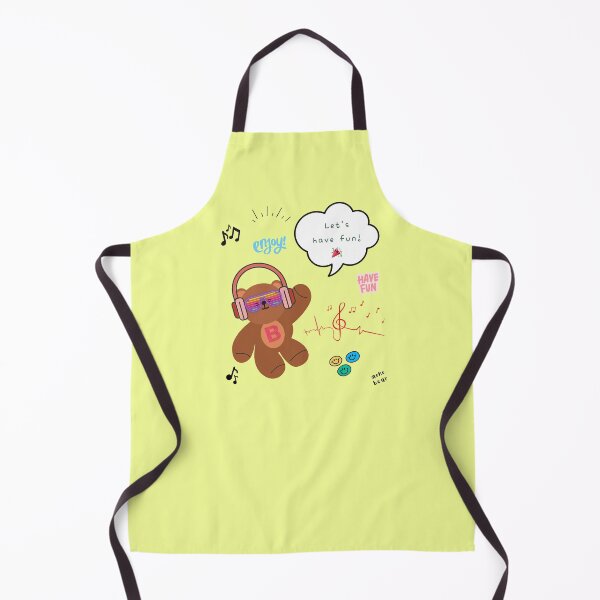 Item preview, Mono Bear Message – Let’s Have Fun! (Lemon Pop) designed and sold by mintmono-studio.