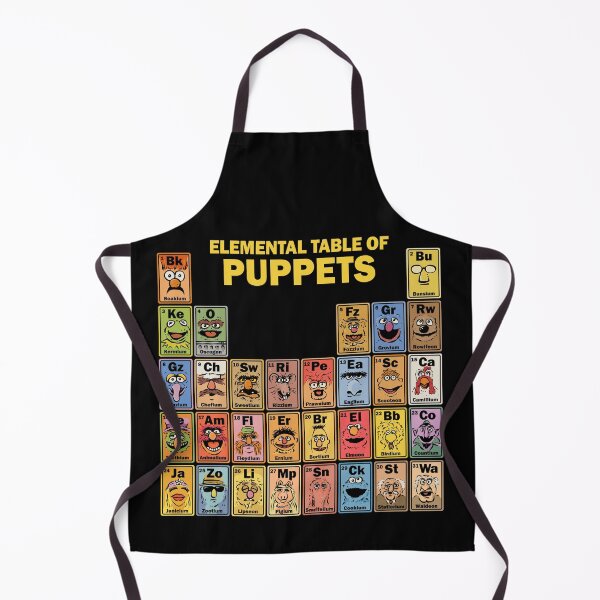 Item preview, Elemental Table of Puppets designed and sold by kg07.