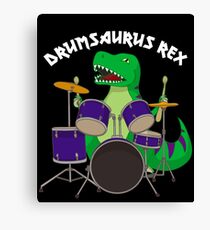 Drumsaurus Canvas Print