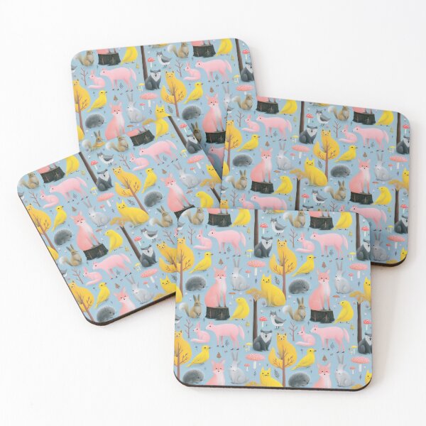 Item preview, Cute Woodland Animals Seamless Pattern designed and sold by Hunzaly.