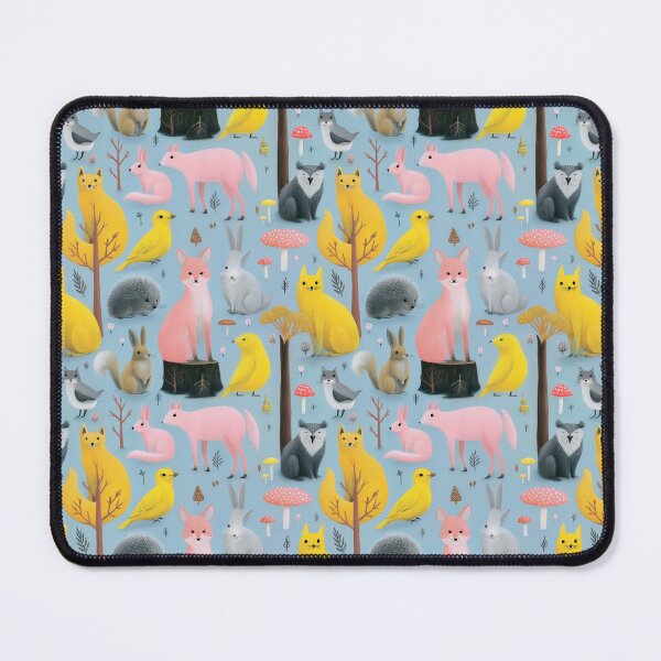 Item preview, Cute Woodland Animals Seamless Pattern designed and sold by Hunzaly.