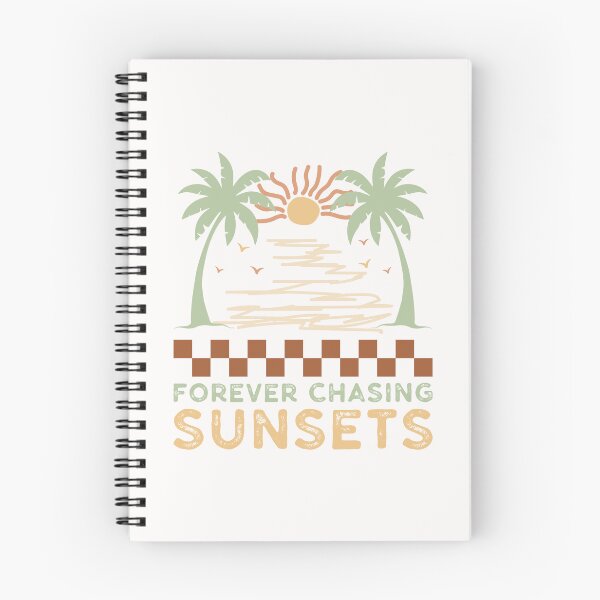 Item preview, Forever Chasing Sunsets Retro Palm Tree Design designed and sold by mahsanart.