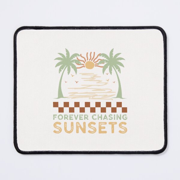 Item preview, Forever Chasing Sunsets Retro Palm Tree Design designed and sold by mahsanart.