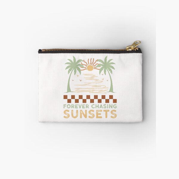 Item preview, Forever Chasing Sunsets Retro Palm Tree Design designed and sold by mahsanart.