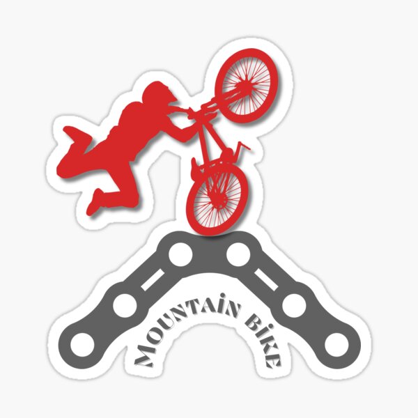 Item preview, Extreme MTB Jump Over Chain Mountain designed and sold by BelieveG.
