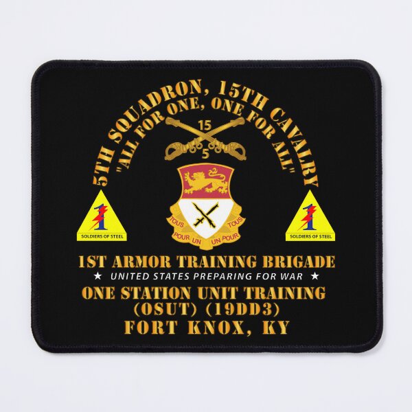 Item preview, Army - 5th Squadron, 15th Cavalry (OSUT)(19DD3) - 1st Ar Tng Bde Ft Knox, KY designed and sold by Military Insignia Products.