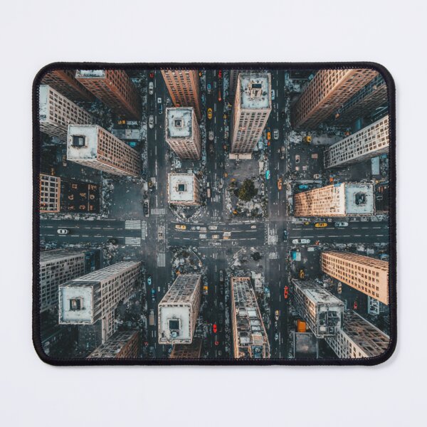 Item preview, Aerial View of New York City Streets and Skyscrapers designed and sold by Alpaca Ridge.