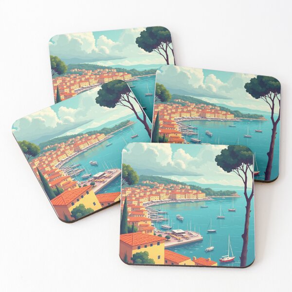 Item preview, Saint Tropez Travel Poster, Perfect Gift for Travel Enthusiasts, Vintage Style Wall Art, France Wall art for home decor, Saint Tropez print designed and sold by Thegalleryshop1.